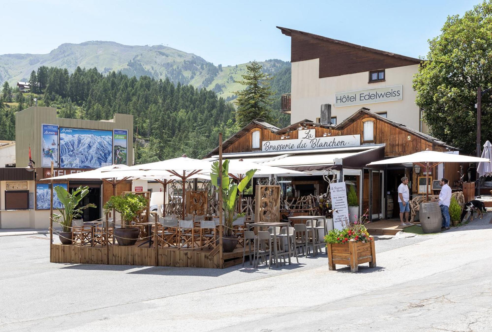 Hotel Edelweiss Auron Bagian luar foto